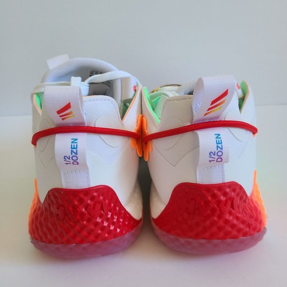 NEW Adidas SM Harden Vol. 6 Pastel Basketball Shoes HQ1271 Size 13 White main image 6